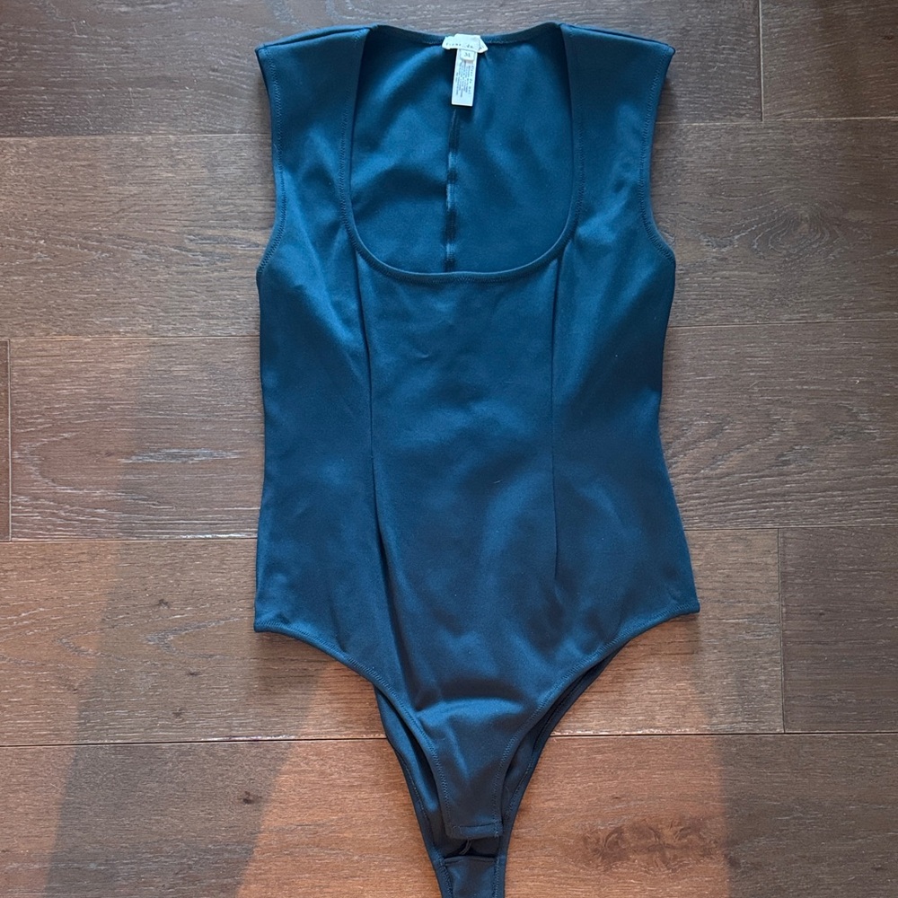 Fleur du Mal Teal Blue Bodysuit